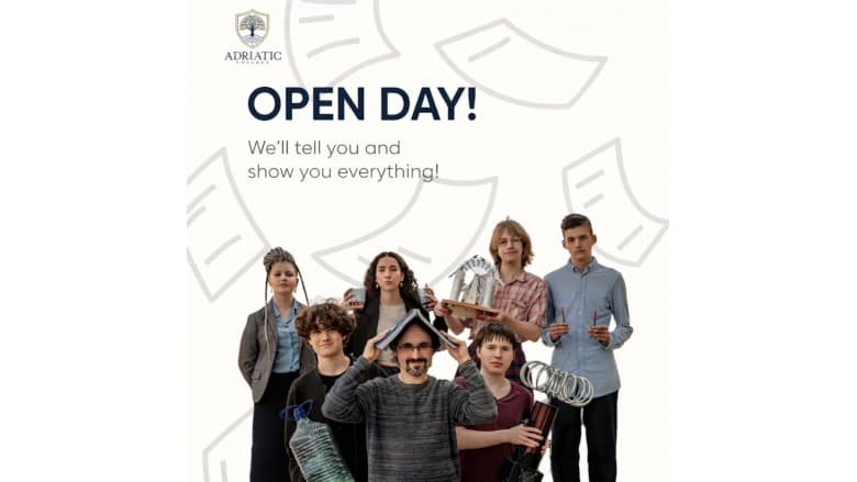 Open Day at Adriatic College — 14 March at 11:00